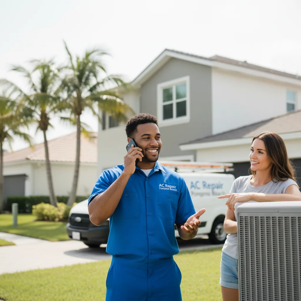 AC Repair Pompano Beach customer support in Haddock